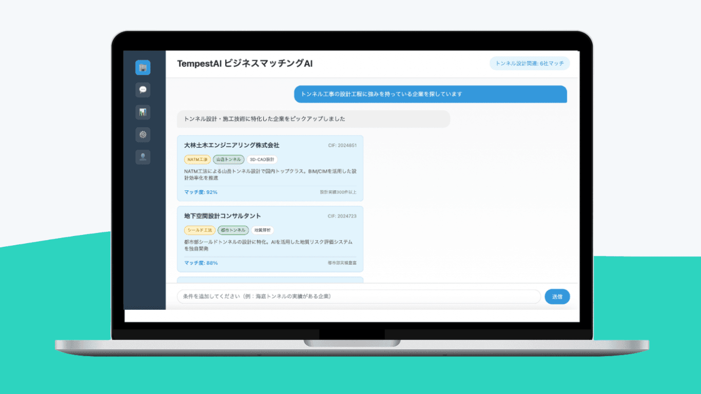 ビジネスマッチングAI